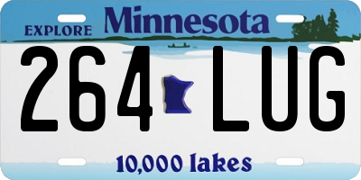 MN license plate 264LUG