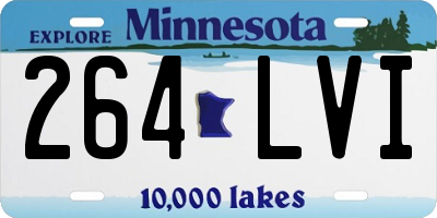 MN license plate 264LVI