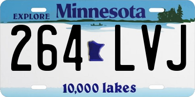 MN license plate 264LVJ