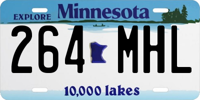 MN license plate 264MHL