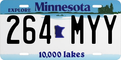 MN license plate 264MYY