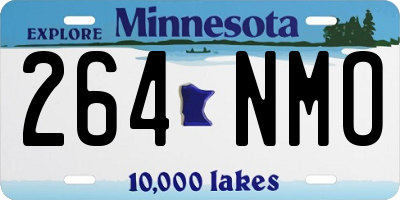 MN license plate 264NMO