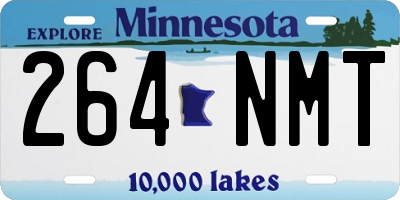 MN license plate 264NMT