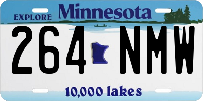 MN license plate 264NMW