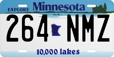 MN license plate 264NMZ