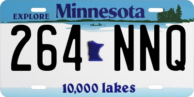 MN license plate 264NNQ