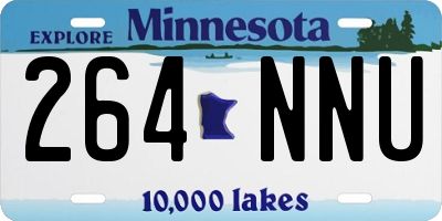 MN license plate 264NNU