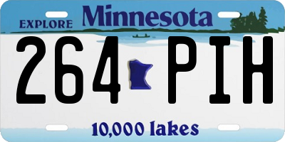 MN license plate 264PIH
