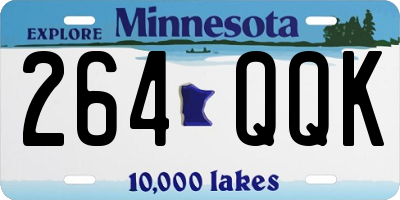 MN license plate 264QQK