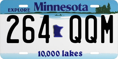 MN license plate 264QQM