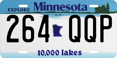 MN license plate 264QQP