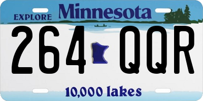MN license plate 264QQR
