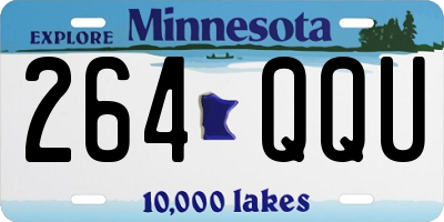 MN license plate 264QQU