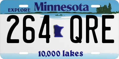 MN license plate 264QRE