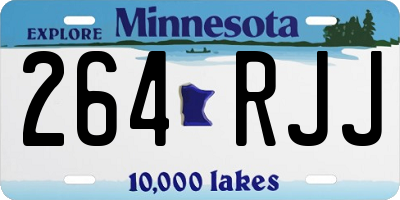MN license plate 264RJJ