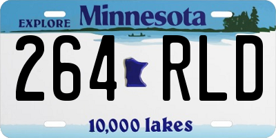MN license plate 264RLD