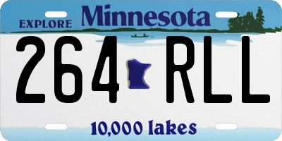 MN license plate 264RLL