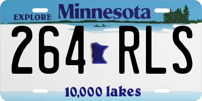 MN license plate 264RLS