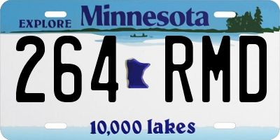 MN license plate 264RMD