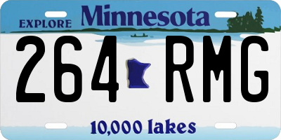 MN license plate 264RMG