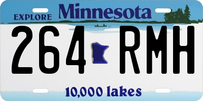 MN license plate 264RMH