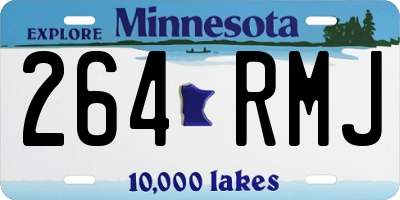 MN license plate 264RMJ