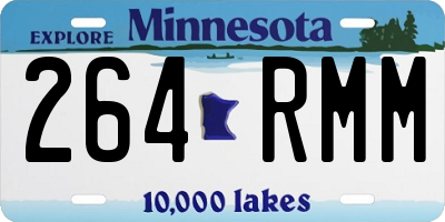 MN license plate 264RMM