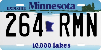 MN license plate 264RMN