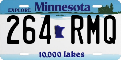 MN license plate 264RMQ