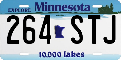 MN license plate 264STJ