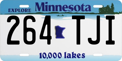 MN license plate 264TJI