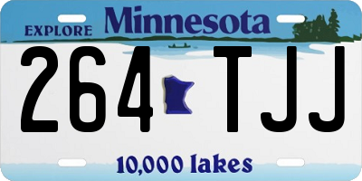 MN license plate 264TJJ