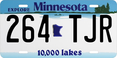 MN license plate 264TJR