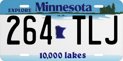 MN license plate 264TLJ