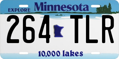 MN license plate 264TLR