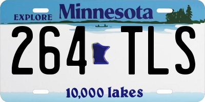 MN license plate 264TLS