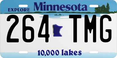 MN license plate 264TMG