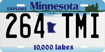 MN license plate 264TMI