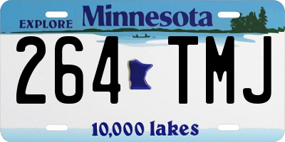 MN license plate 264TMJ