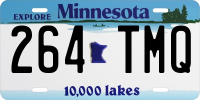 MN license plate 264TMQ