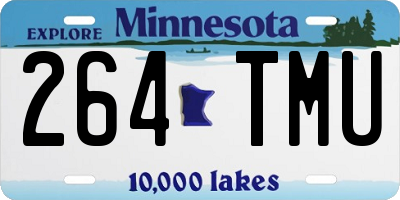 MN license plate 264TMU