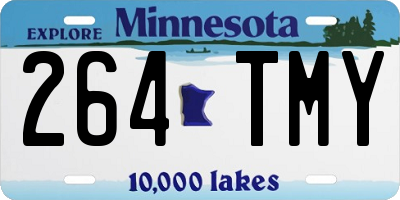 MN license plate 264TMY