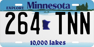 MN license plate 264TNN