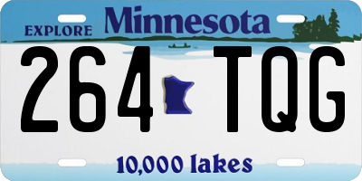 MN license plate 264TQG
