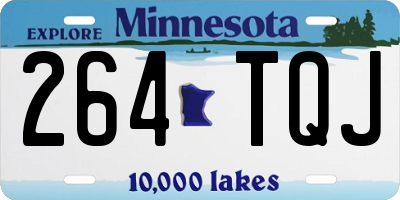 MN license plate 264TQJ