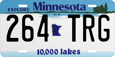 MN license plate 264TRG