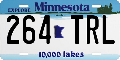 MN license plate 264TRL