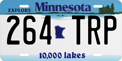 MN license plate 264TRP