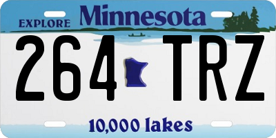 MN license plate 264TRZ