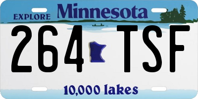 MN license plate 264TSF